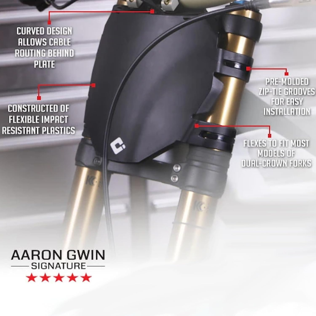 ODI DH Number Plate - Black